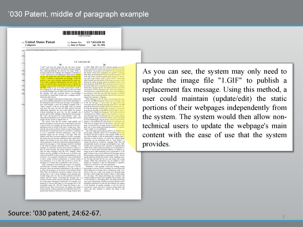 Patent Language Display Sample