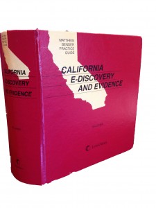 California E-Discovery Book picture