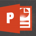 PowerPoint logo with flare